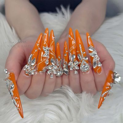 【Nova Premiumロング】チップ長さだしロング5Xlサイズ❤️‍🔥🩵やり放題
