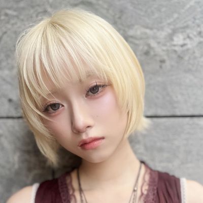 ばっさりイメチェン！ハイトーンカラーカット