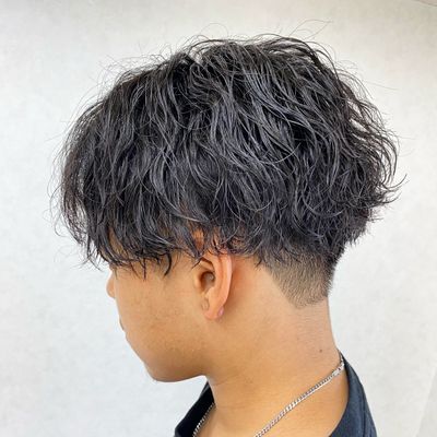 メンズカット＋パーマ