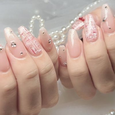 長さだし10本♡4本アート