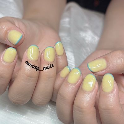gel french(ベースカラー有り)