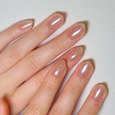 シンプルミラーネイル(ソフトジェルオフ込み)