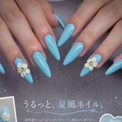 自爪、2手作り3D花アート🌼