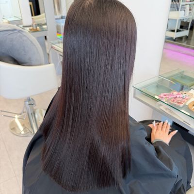 [艶髪に❕]似合わせカット+酸性ストレート+髪質再生トリートメント🌟✨