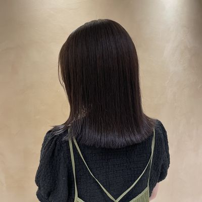 似合わせカット+髪質改善ケアカラー+髪質改善TR🌿おしゃれ染めも白髪染めも◎