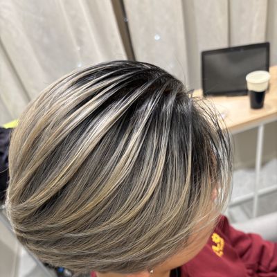 カット+メンズバレイヤージュorシャドールーツ