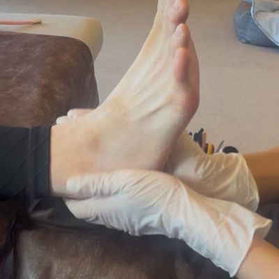 足裏角質ケア（ジェルネイルとセット）