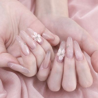【夏トレンド】[10本長さだし]3D氷花アイスフラワー
