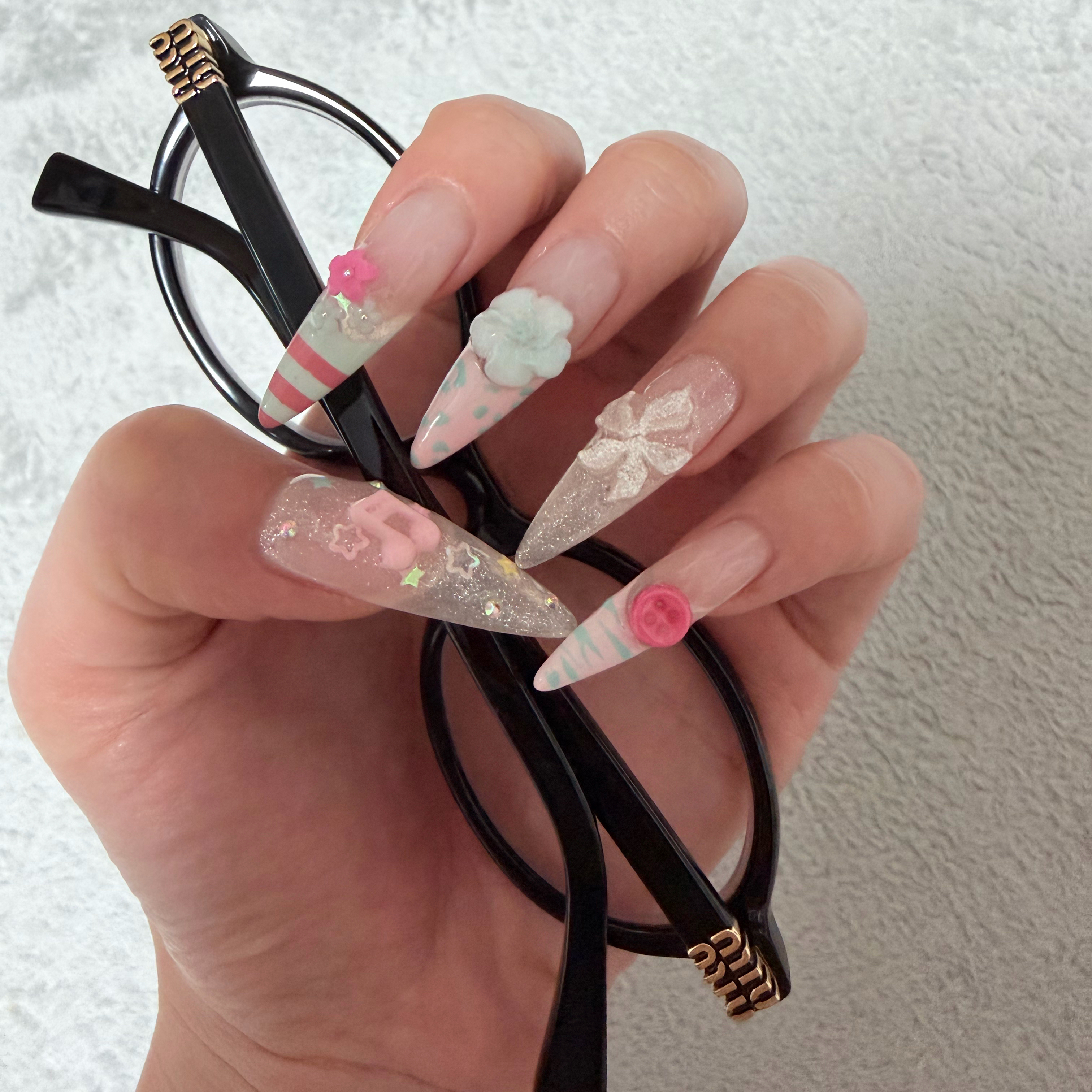 Babieblue_RibonNail