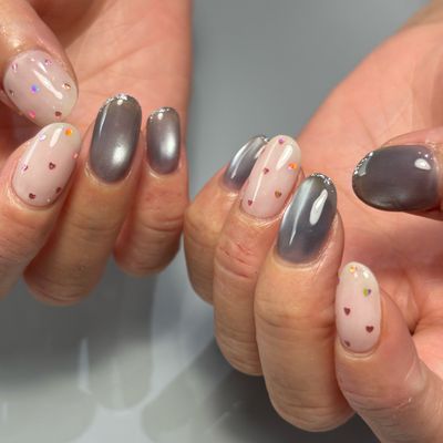 7月ご来店限定！【大人可愛い人気】Design B🤍
ニュアンス・アート好きな方