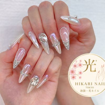 【ジェル 】自爪🌟6本アート．ストーン．パーツつけ放題🌟¥9800