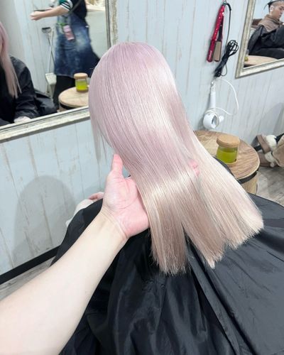 [迷ったらコレ]艶髪ケアブリーチ＋透明感ケアカラー＋内部補修トリートメント✨