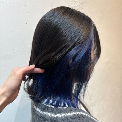カット+インナーカラー+2stトリートメント