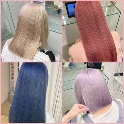 【カラーリスト限定クーポン‼️】🍑全頭ブリーチ+オンカラー🍑