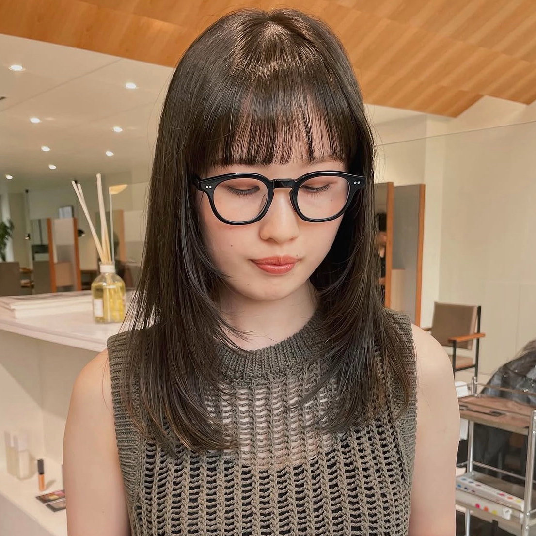 ［ダメージレス］カット＋ブリーチなしダブルカラー+トリートメント 栄/矢場