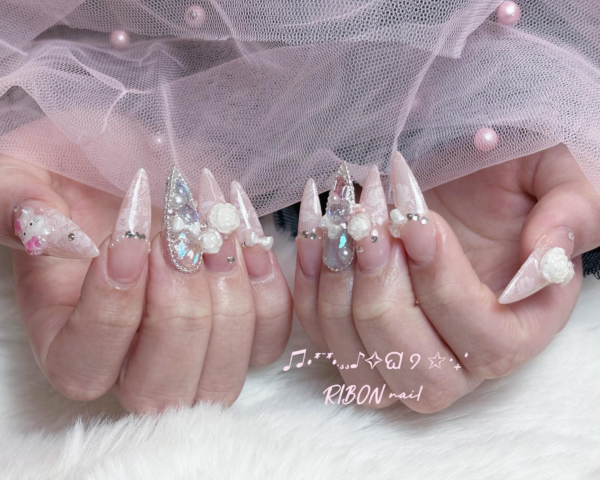 Babieblue_RibonNail