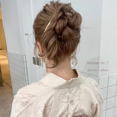 浴衣着付け & ヘアセット