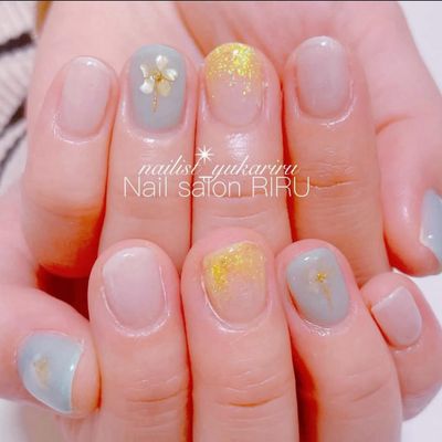 【ちょうどいい華やかさ◎】季節感トレンド★垢抜け定額Bコース/甘皮ケア付き