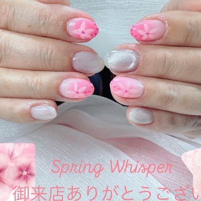 [グラデーション+マグネット🧲2色まで、簡単アート4本🎀] 持ち込みデザインOK