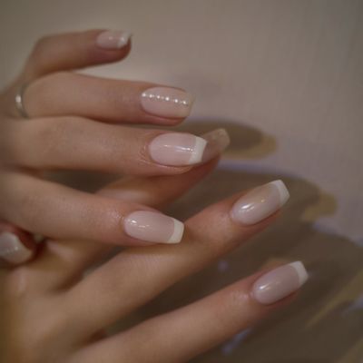 1 Color + French nail
