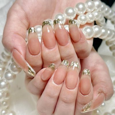 【Hand】🌟SNS大人気 ガラスフレンチ 90分¥5980