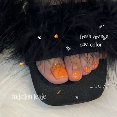 【foot】ちゅるんとワンカラー💛フットバス・オフケア込み