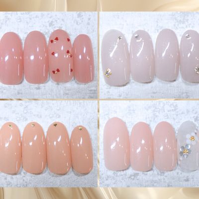 【全員】《シンプルデザイン16種》シンプルなのに周りと差がつく[パラジェル]