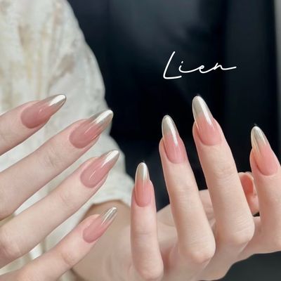 💐ミラーグラデーションネイル｜パーツ2個プレゼント付き