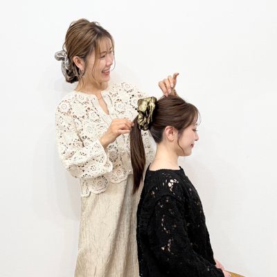【1番人気】マンツーマンヘアアレンジレッスン