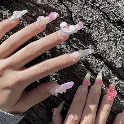 10本スカルプ&フリーデザイン　「advance」　¥15000