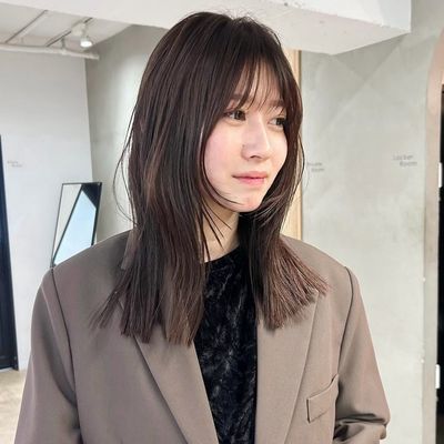 〔小顔に見せるカット〕　栄/矢場町/レイヤーカット/韓国