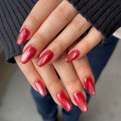 💅🏻マグネットジェルorミラーネイル
