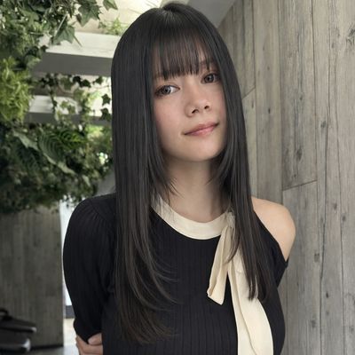 小顔レイヤーカット+Aujua髪質改善トリートメント🧴