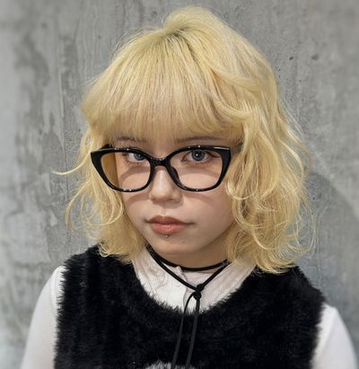 【ホワイトブロンド】ハイブリーチ＋アメイジアトリートメント