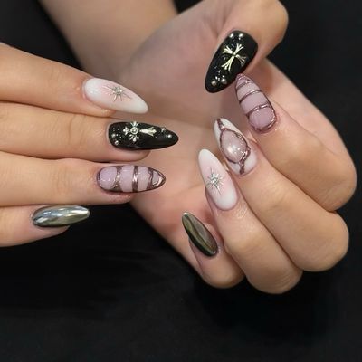 長さ出し　10本シンプルデザイン持ち込みOK (オフなし)
