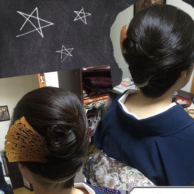 着物の和髪ヘアセット