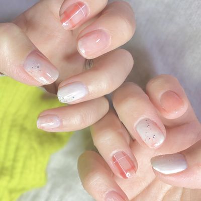 【オフ込】シンプルアートネイル🎨