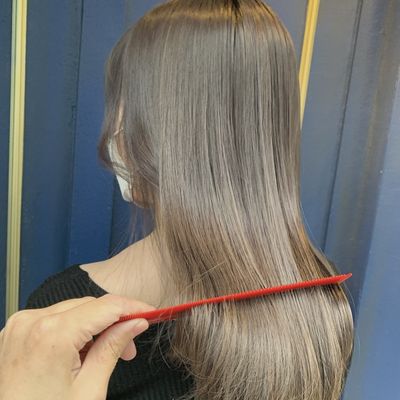 〔外国人風⭐️コース〕カット💇‍♀️＆ダブルカラー🌈&コテ巻き🌟