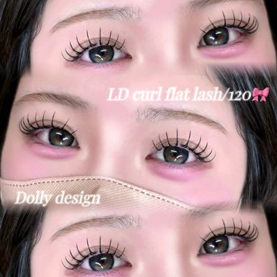 【影にならず盛れる🪞L/LDカール】100本🩰束感コーティング仕上げ⟡.·