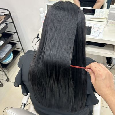 【ご新規様限定30%メニュー】髪質改善ストレート＋髪質改善カラー＋カット
¥24