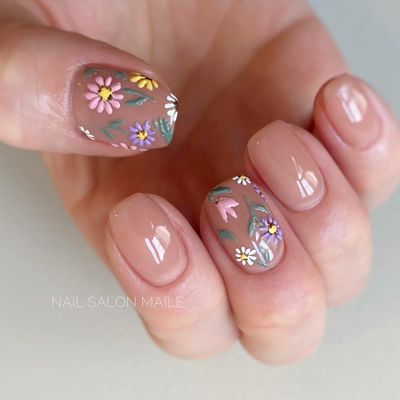 hand☽アート2本(ケア込)