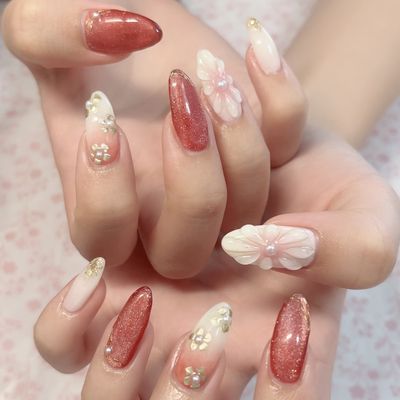 全面ぷっくりアート２本毎