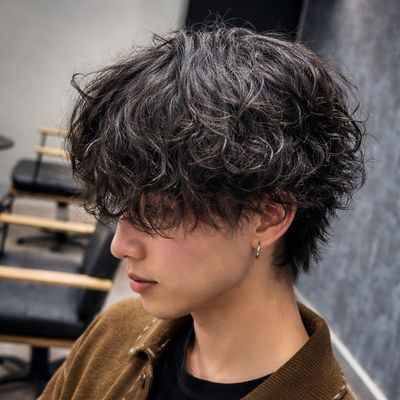 【トレンド】メンズカット×毛流れパーマorニュアンスパーマ