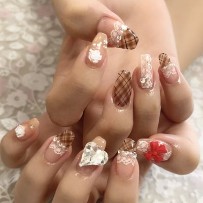 シンプル＋6本アート