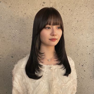 似合わせカット+透明感◎イルミナカラー+高保湿TR🫧おしゃれ染めも白髪染めも◎