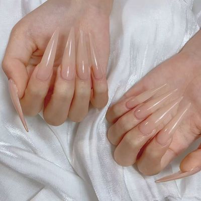 【ロングスカルプチップ※1枚MAX】ワンカラー