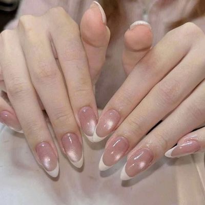 マグネット➕フレンチネイル💅