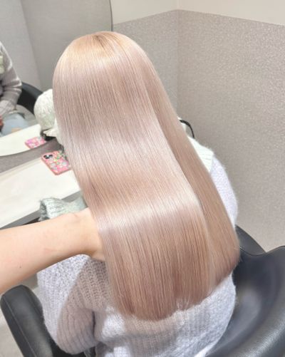 🎀ハイブリーチ+ケアブリーチ使用＊トリプルカラー(ダブルブリーチ+オンカラー)