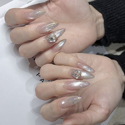 【長さ出し】10本チップ長さ出し＋スタンダードデザイン (オフ込み)