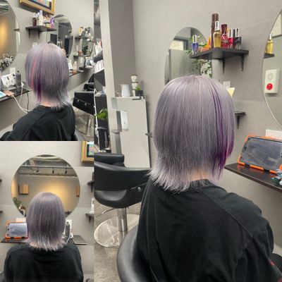 【🌈超補修ホワイトカラー🌈】エフェクトブリーチ２回＋フルカラー＋トリートメント